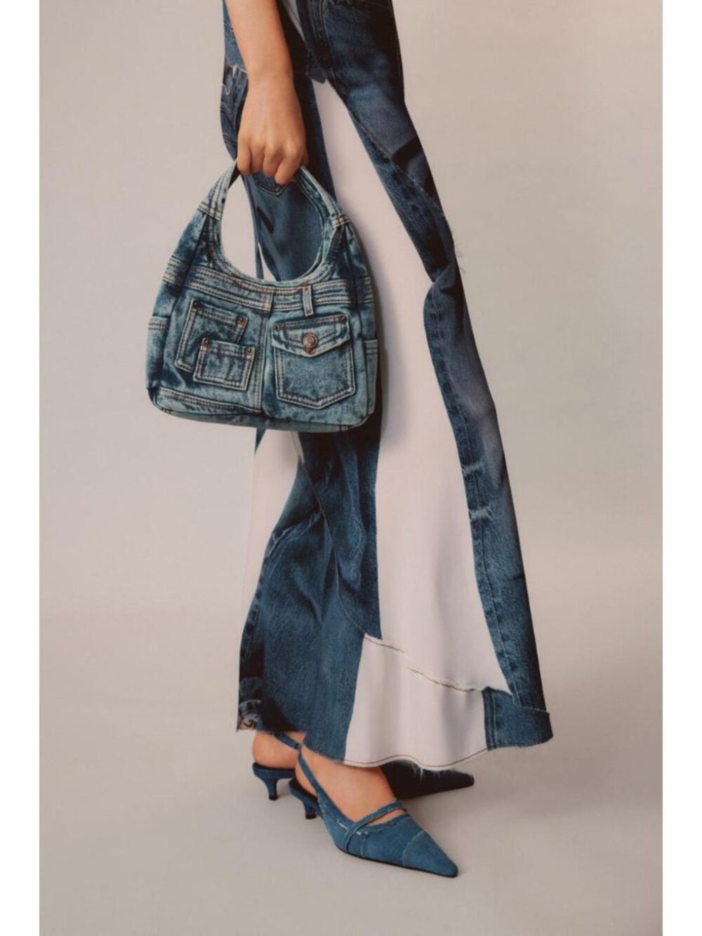 ZARA LIMITED EDITION DENIM BAG - Picture 3 of 8